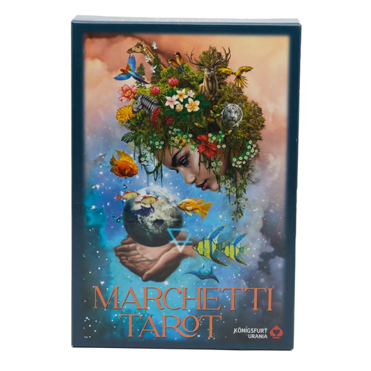 Marchetti Tarot von Ciro Marchetti – farbenprächtiges Digital-Art-Tarot mit 78 Karten und Begleitbuch, online kaufen bei Calerris.