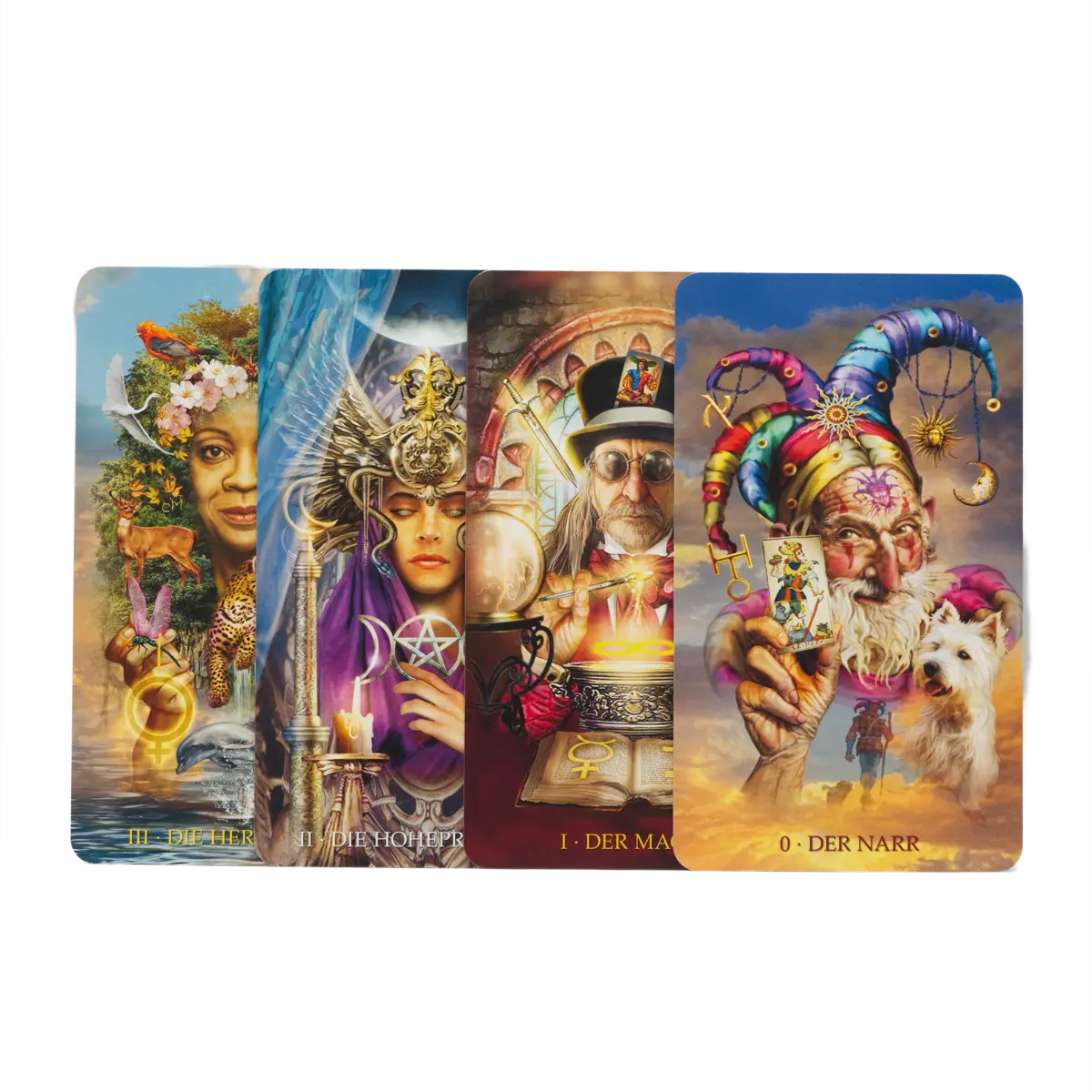 Mystic Palette Tarot von Ciro Marchetti – farbenprächtiges Künstler-Tarot mit 78 Karten und Begleitbuch, online kaufen bei Calerris.