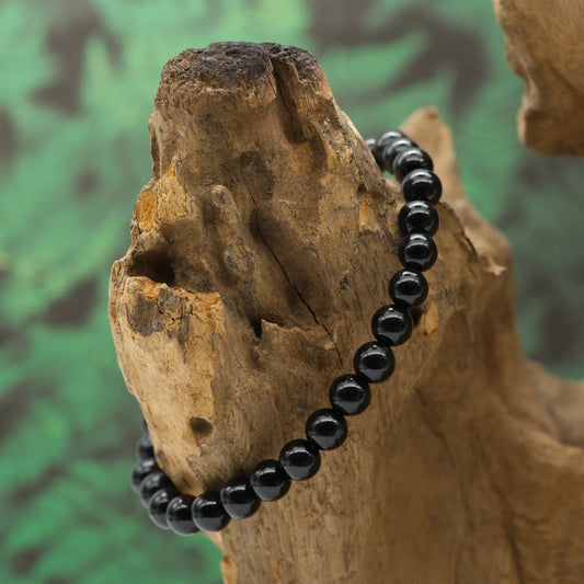 Tiefschwarzes Onyx-Armband – Stärke, Selbstvertrauen und innere Stabilität.