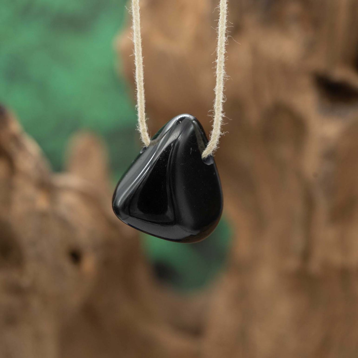 Onyx Anhänger gelocht