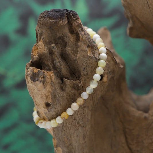 Edelstein-Armband aus 4 mm gelbem Opal – schenkt Optimismus und Kreativität.