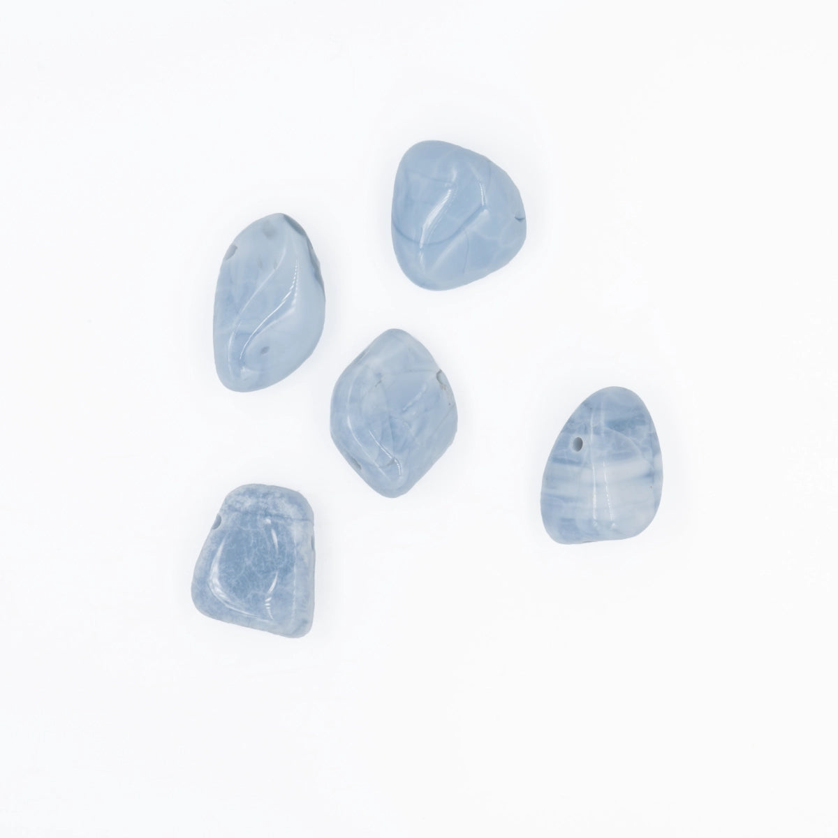 Opal blau Anhänger gelocht