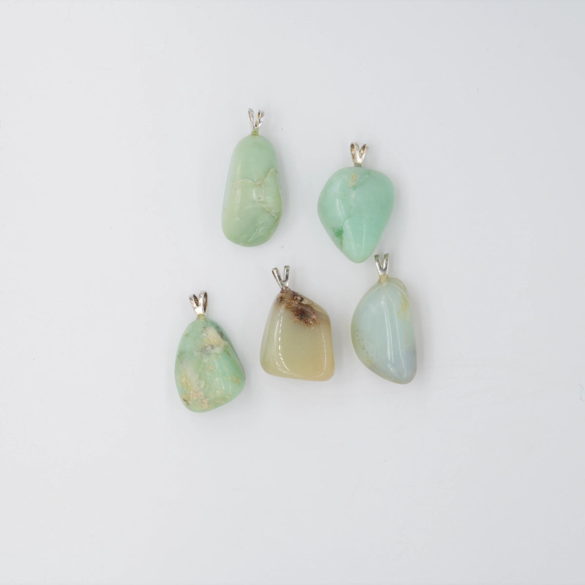 Opal "Chrysopal" grün Anhänger