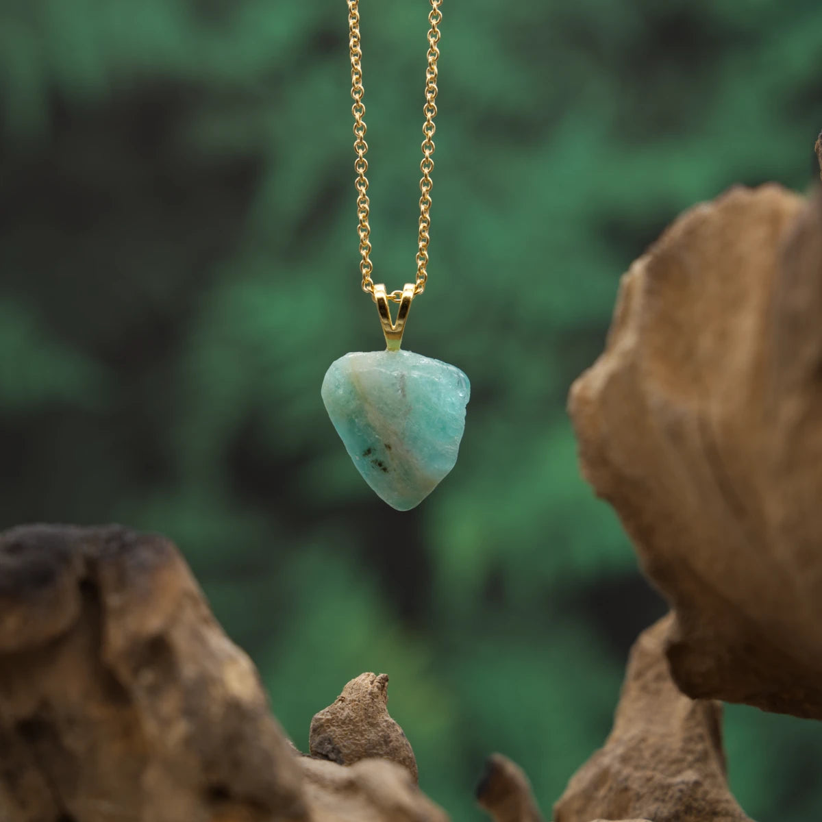 Turmalin Paraiba Anhänger mini in Gold & Silber