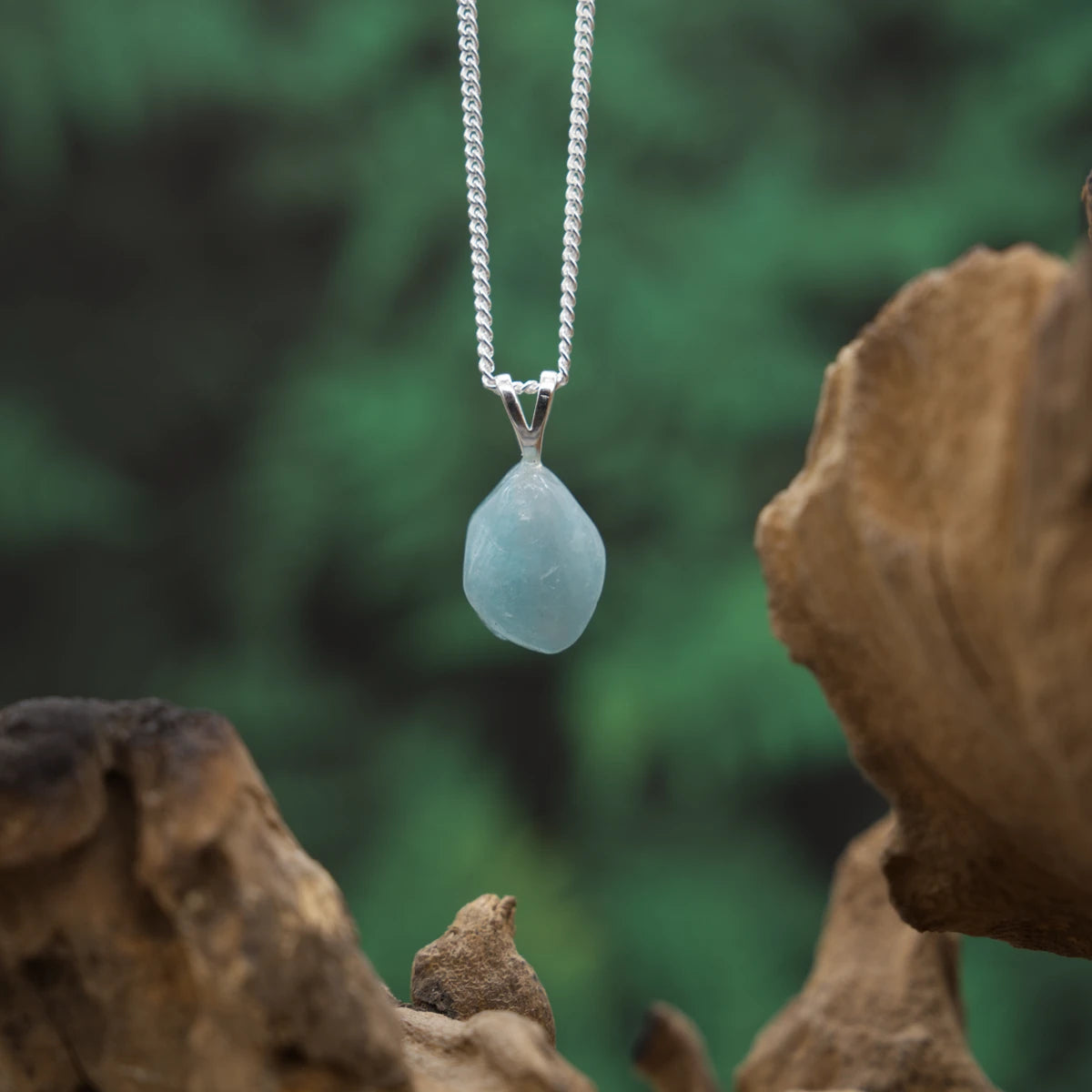 Turmalin Paraiba Anhänger mini in Gold & Silber