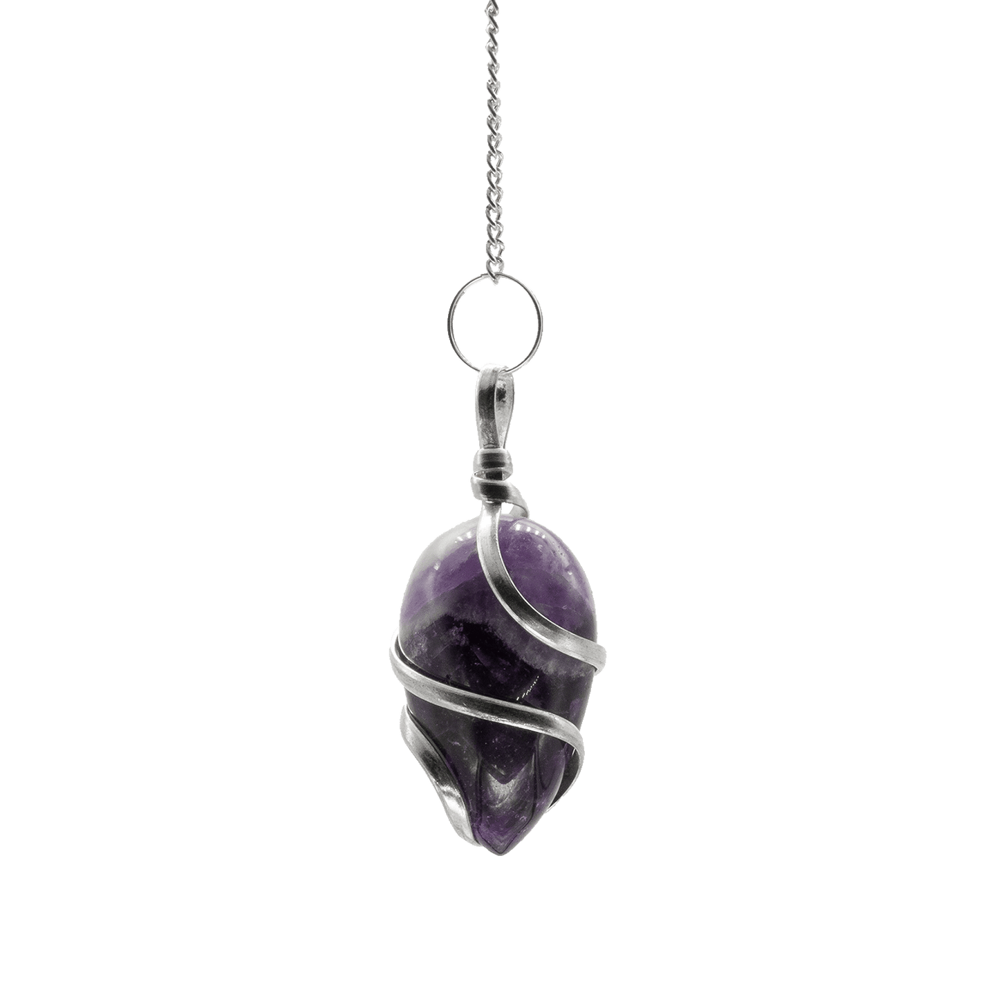 Amethyst Spirale Pendel
