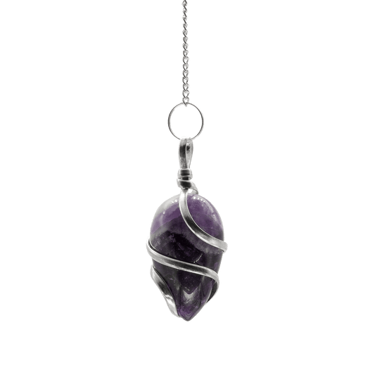 Amethyst Spirale Pendel