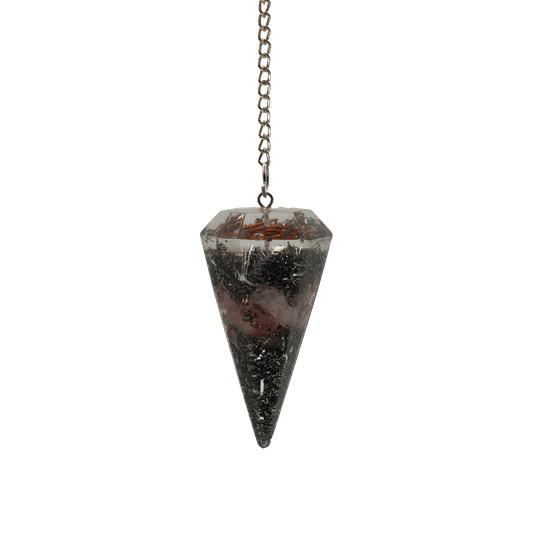 Rosenquarz Orgonpendel
