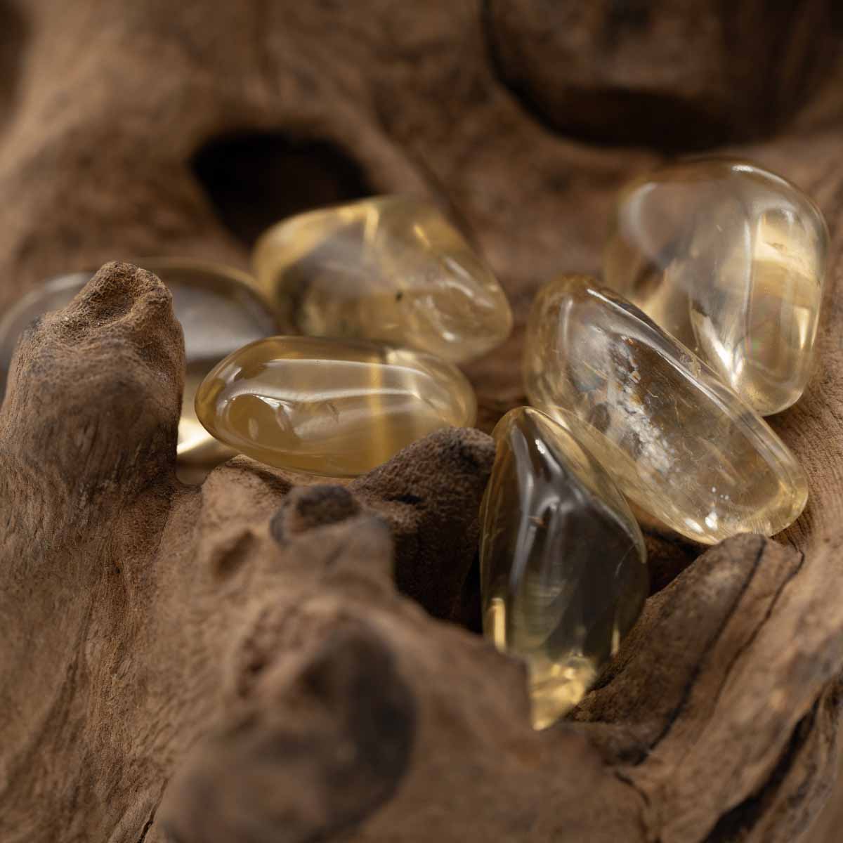 Plagioklas Trommelstein