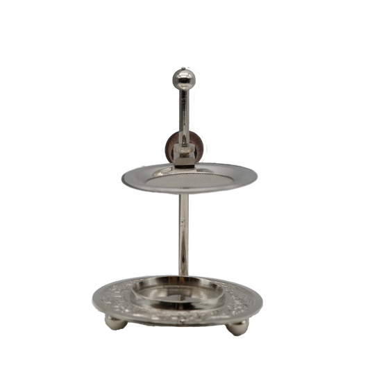 Höhenverstellbares Räucherstövchen Puri aus Messing mit austauschbarem Sieb – ideal für Kräuter und Harze, jetzt online kaufen bei Calerris.