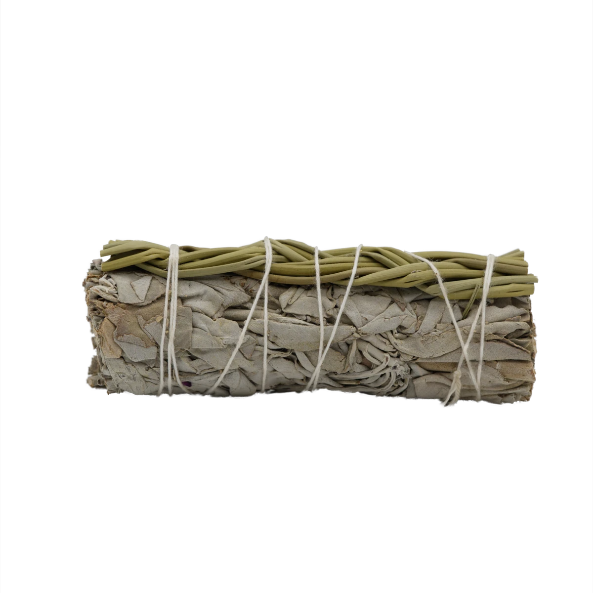 Weißer Salbei & Sweetgras M – Smudge Stick mit sanft-süßem Duft für Balance und positive Energie