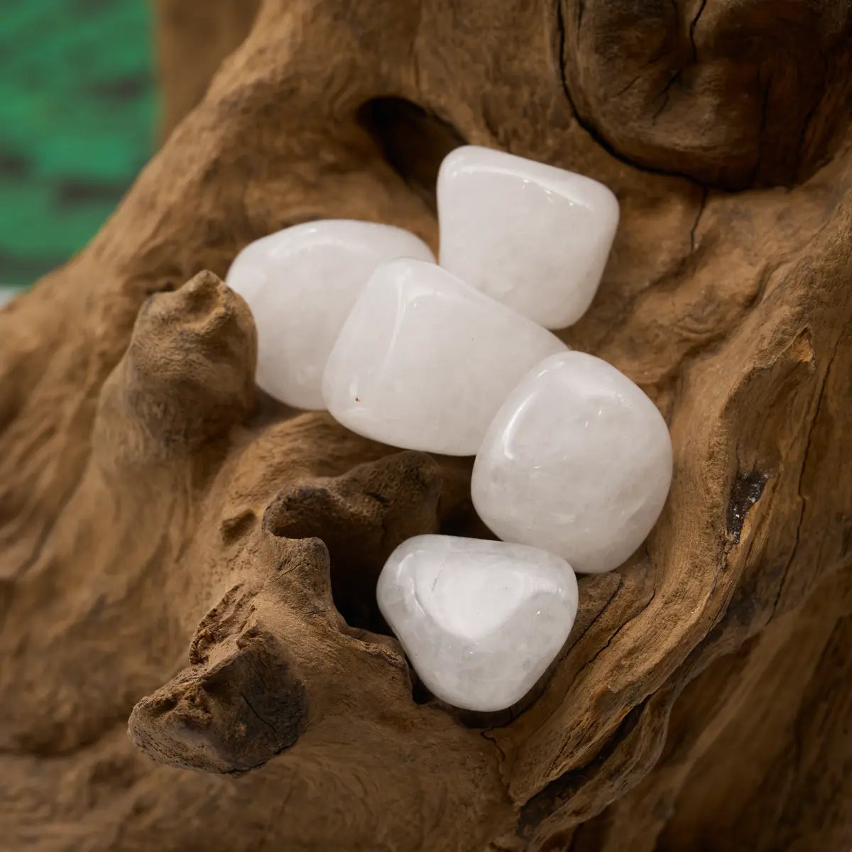 Weißer Quarz – klärt Gedanken und unterstützt innere Ruhe.
