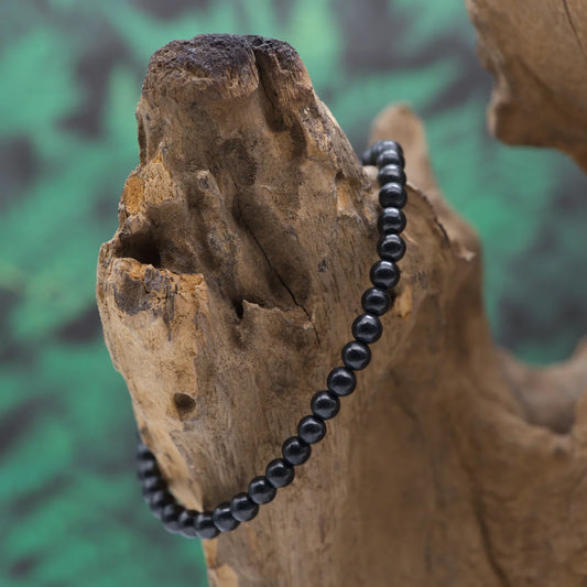 Edelstein-Armband aus 4 mm Rutilquarz (1A) – stärkt Energiefluss und Selbstvertrauen.