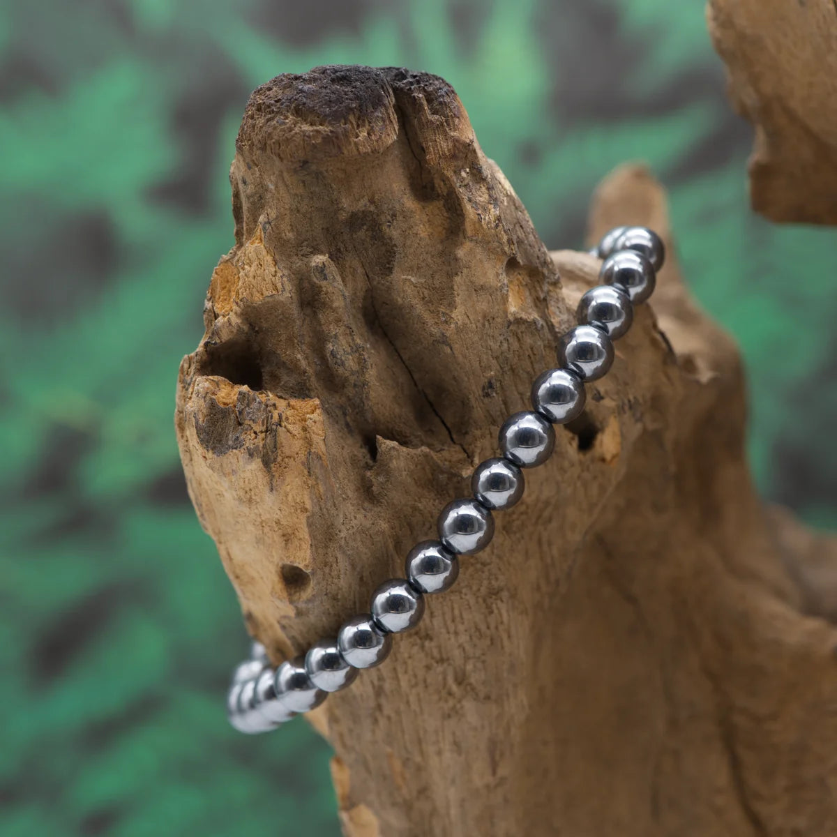 Edelstein-Armband aus 6 mm Silizium – stärkt Energiefluss und Klarheit.