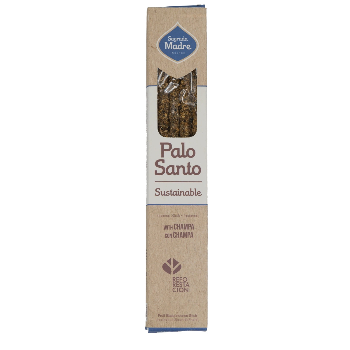 Sagrada Madre Palo Santo & Champa Räucherstäbchen – 8 handgefertigte Sticks mit süß-blumigem Duft für Entspannung, Meditation und harmonische Energie.