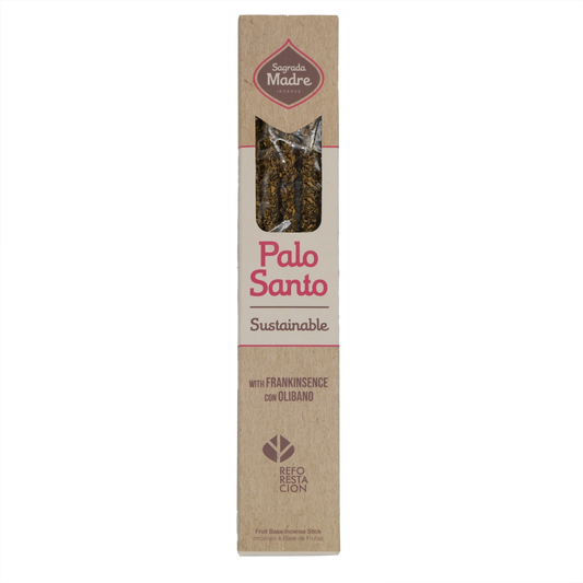 Sagrada Madre Palo Santo & Weihrauch Räucherstäbchen – 8 natürliche Sticks mit warmem, heiligem Duft für Reinigung, Meditation und innere Ruhe.