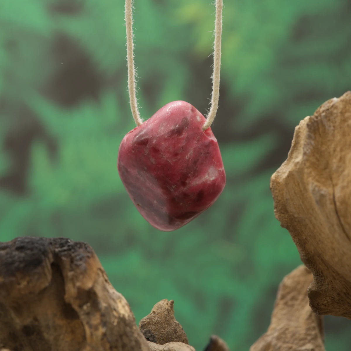 Rosaroter Thulit – Selbstliebe, Kreativität und Lebenskraft.