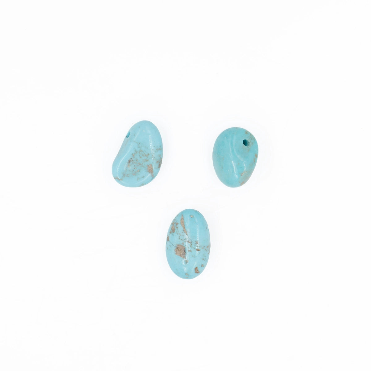 Türkis Anhänger gelocht