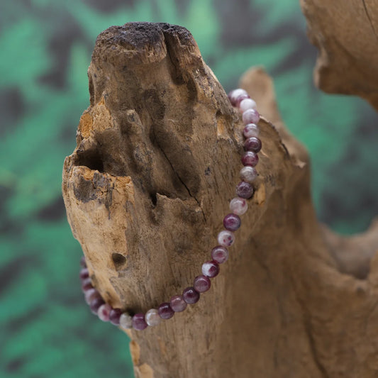 Edelstein-Armband aus 4 mm Rubellit – öffnet Herz und schenkt Leidenschaft.