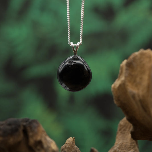 Turmalin Schwarz "Schörl" Anhänger