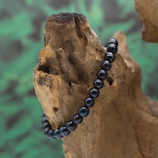 Edelstein-Armband aus 6 mm Vivianit – unterstützt Heilung und Selbstreflexion.