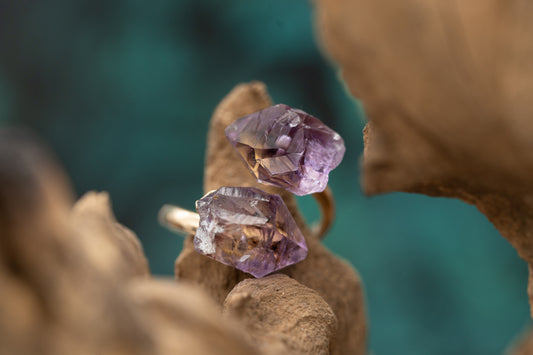 Amethyst goldfarbig der Kategorie Ringe