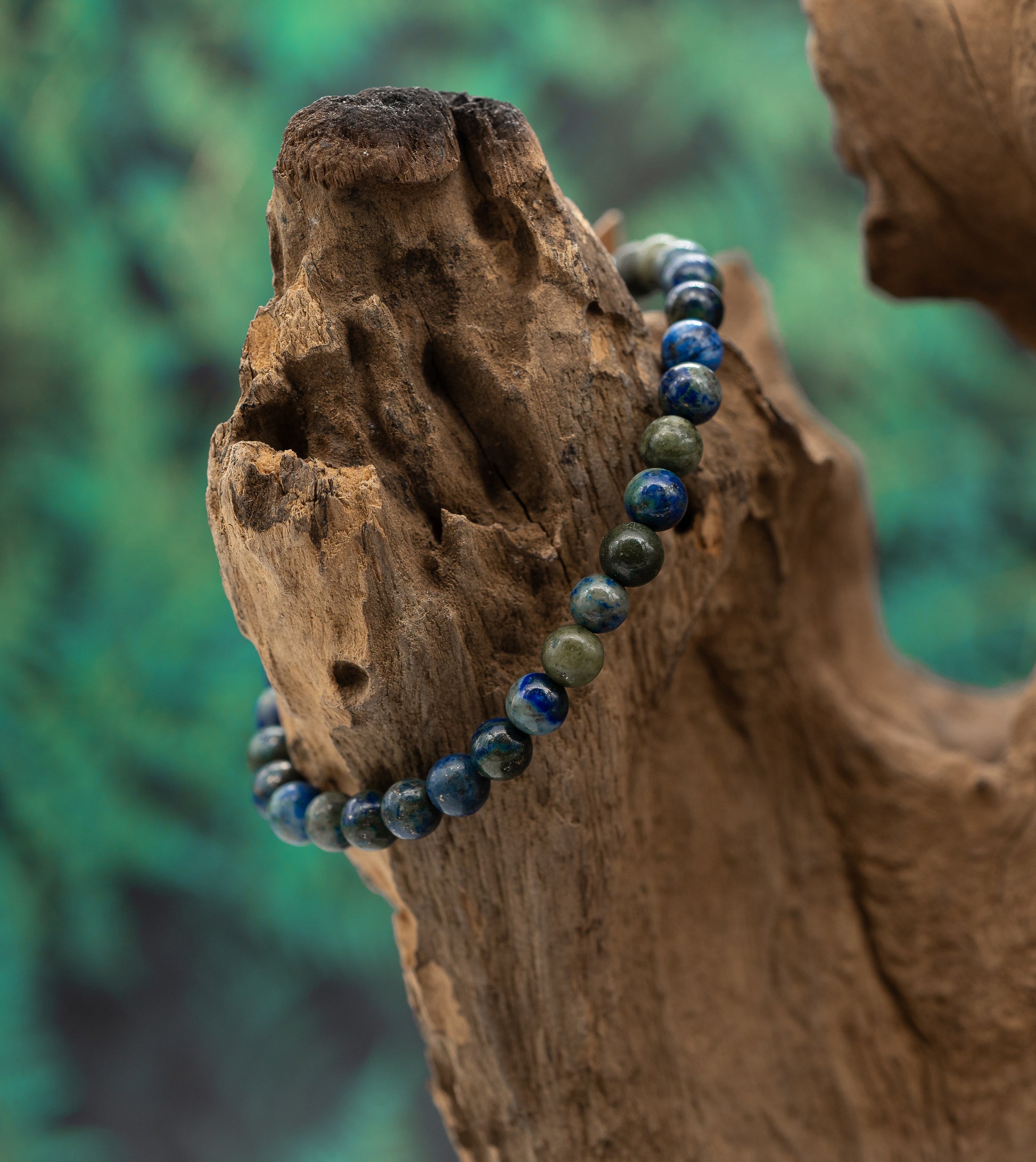 Azurit-Chrysokoll der Kategorie Armband 6mm