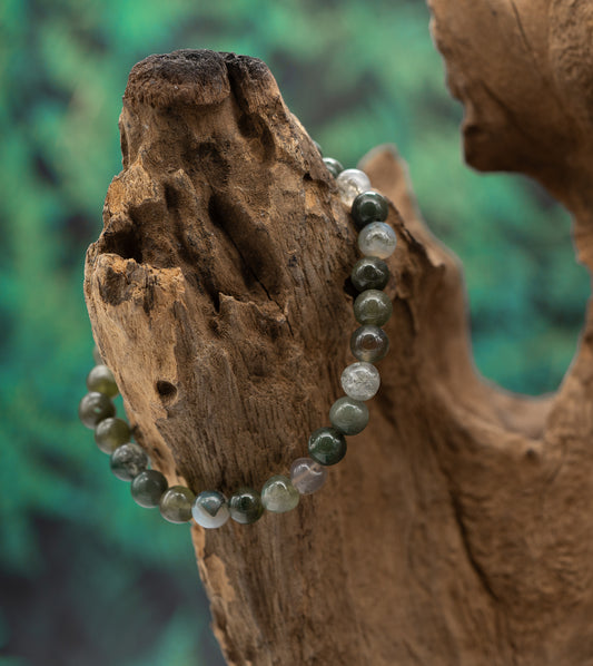 Achat Moosachat der Kategorie Armband 6mm